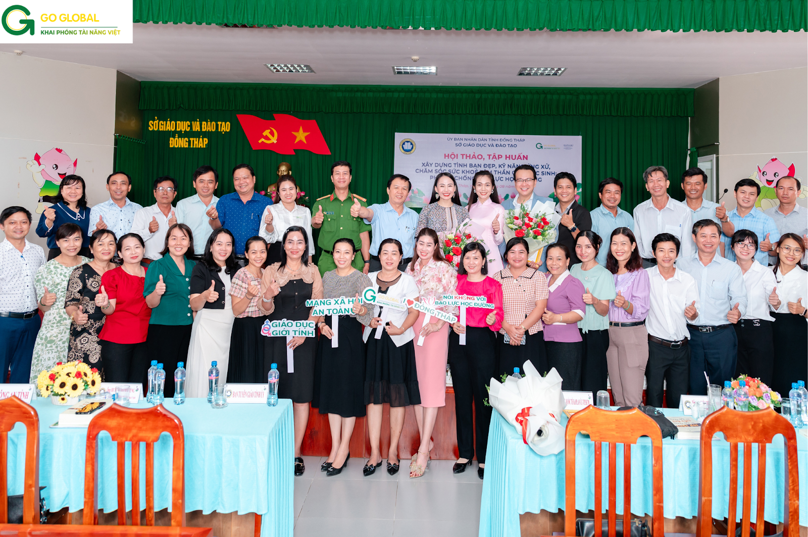 ĐỒNG THÁP: GO GLOBAL ĐỒNG HÀNH CÙNG SỞ GD&ĐT ĐỒNG THÁP TỔ CHỨC HỘI THẢO, TẬP HUẤN CÔNG TÁC GIÁO DỤC NGOÀI GIỜ CHÍNH KHÓA NĂM HỌC 2023-2024